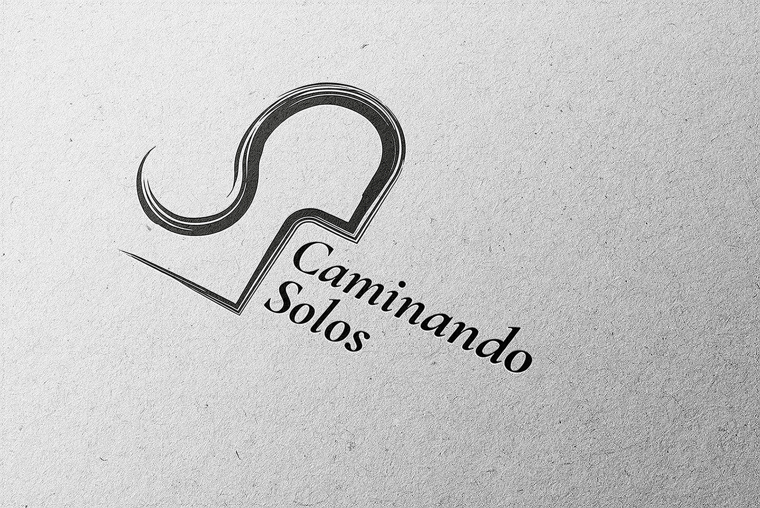 Logotipo para la empresa Caminando Solos